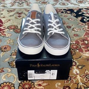 NWT and Box Boys Polo Grey Cantor Sneakers